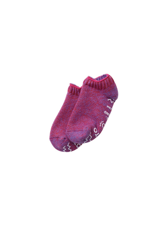 Pile Sock Slipper Socks & Hosiery RoToTo D.PINK/L.PURPLE M