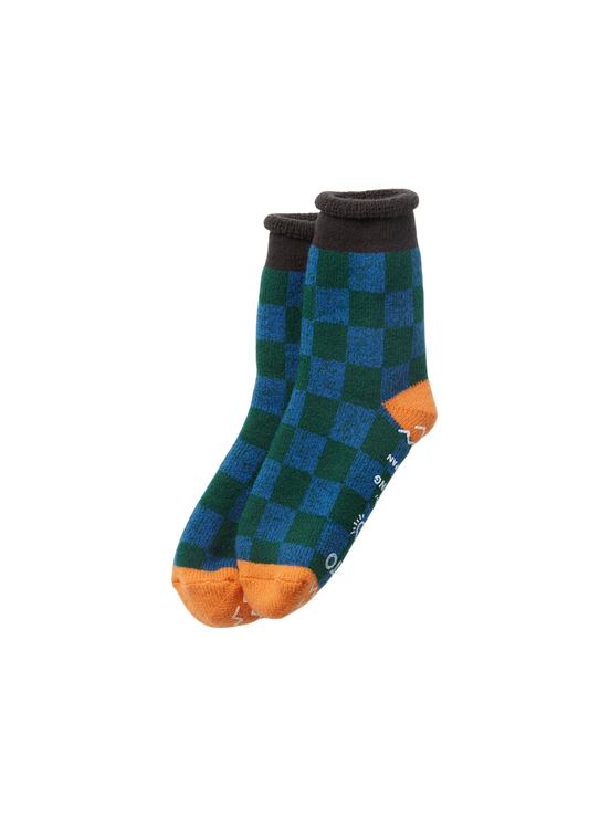 Pile Room Socks Socks & Hosiery RoToTo CHARCOAL/L.ORANGE L