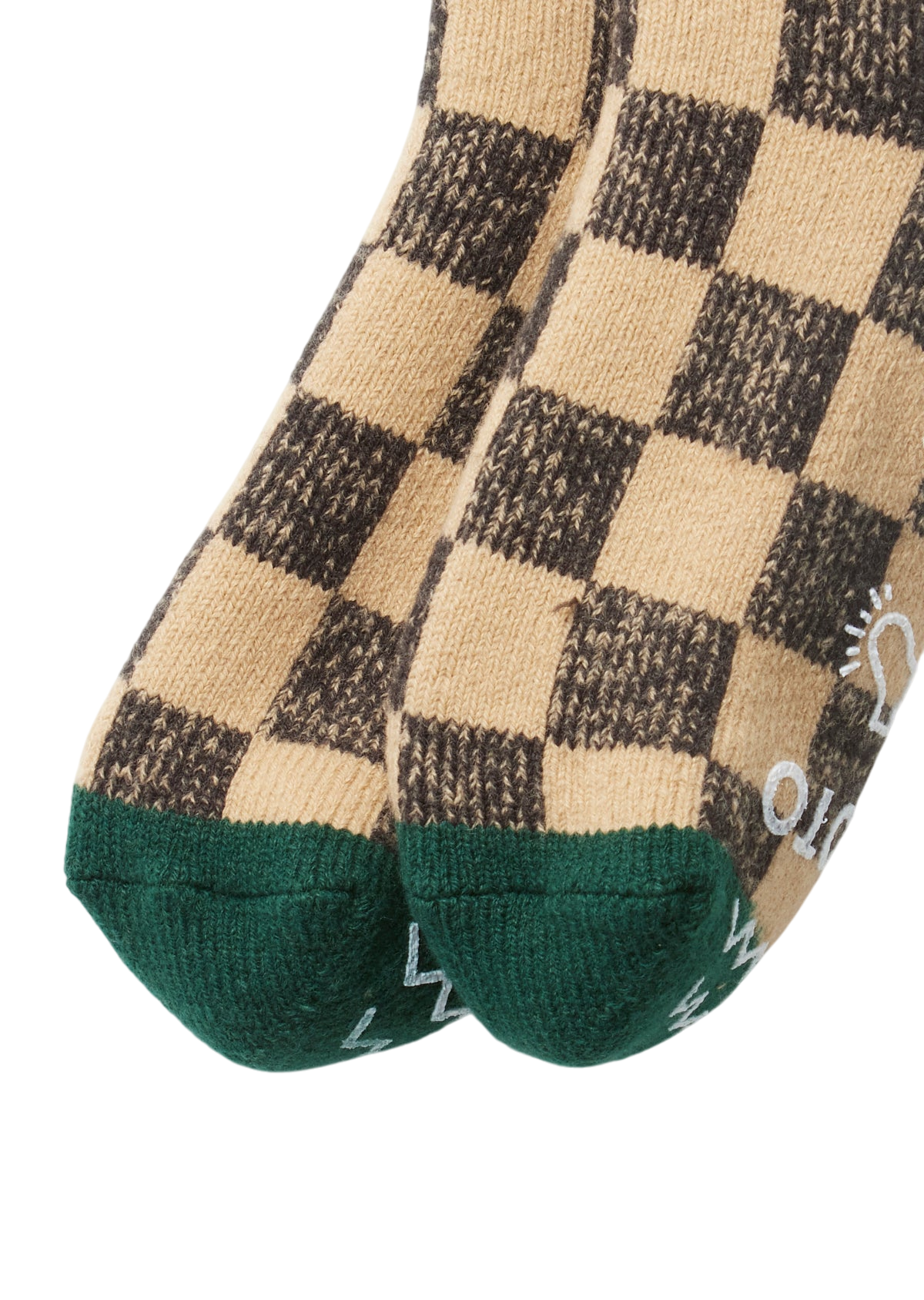 Pile Checkerboard Socks Socks & Hosiery RoToTo