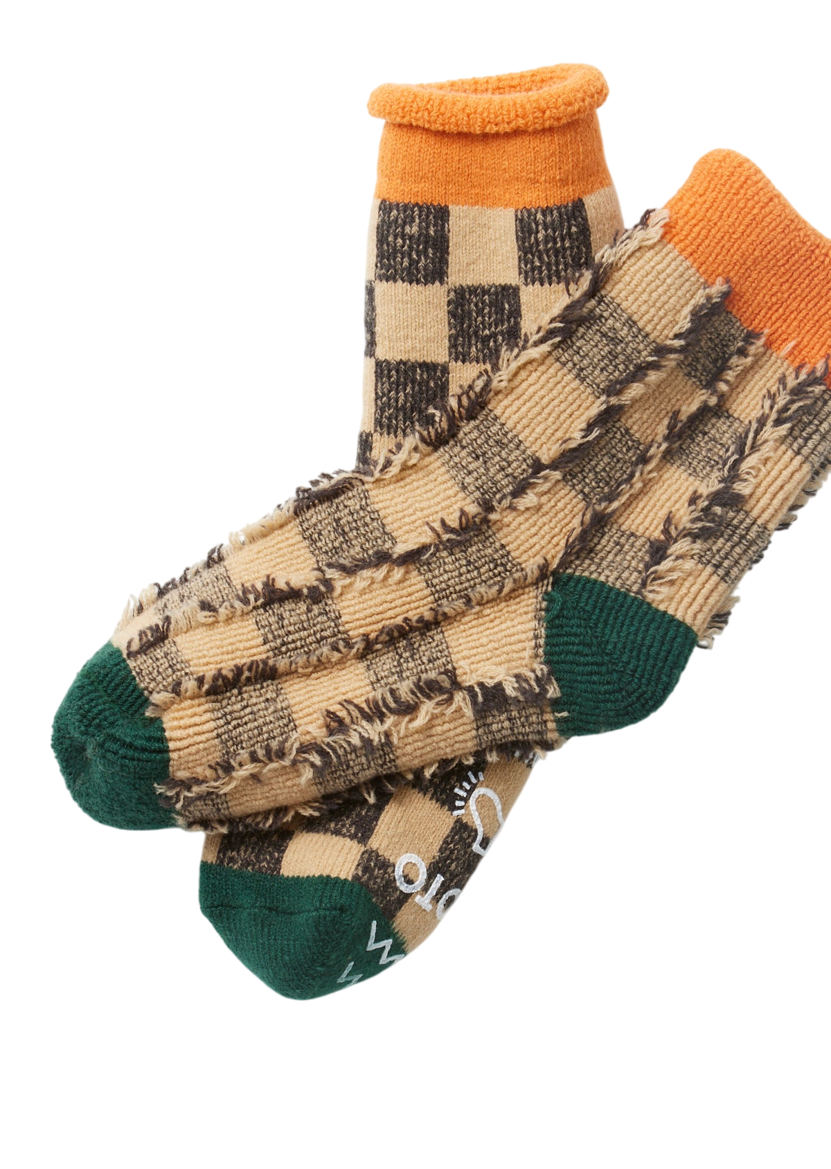 Pile Checkerboard Socks Socks & Hosiery RoToTo