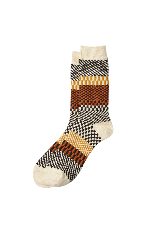 Check & Step Socks Socks & Hosiery RoToTo BLACK L