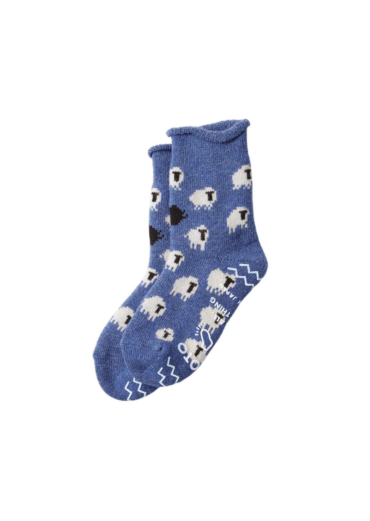 Pile Sheep Socks Socks & Hosiery RoToTo BLUE L
