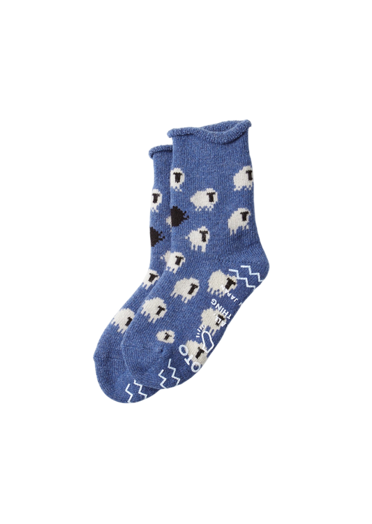 Pile Sheep Socks Socks & Hosiery RoToTo BLUE L