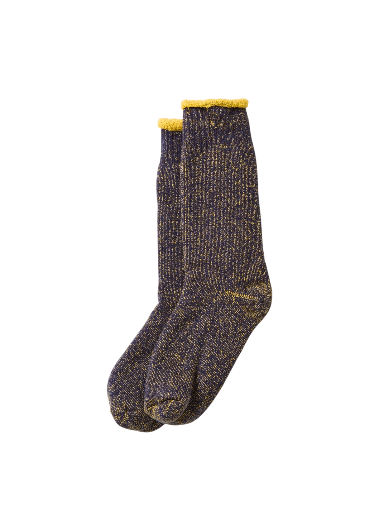 Reversible Pile Socks Socks & Hosiery RoToTo NAVY/YELLOW M