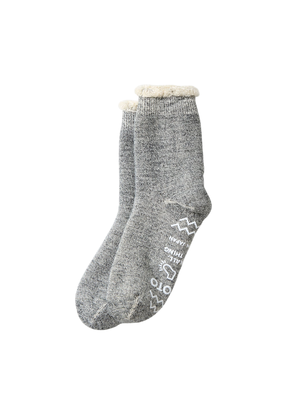 Double Face Socks Socks & Hosiery RoToTo CHARCOAL L