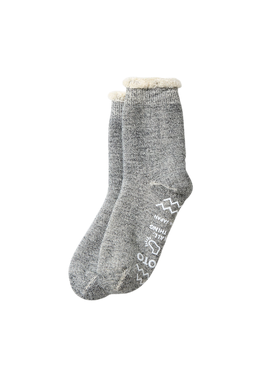 Double Face Socks Socks & Hosiery RoToTo CHARCOAL L