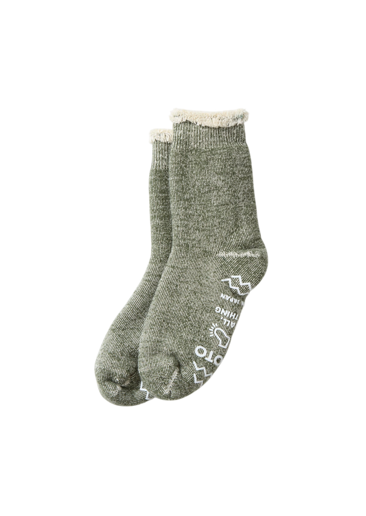 Double Face Socks Socks & Hosiery RoToTo MOSS GREEN L
