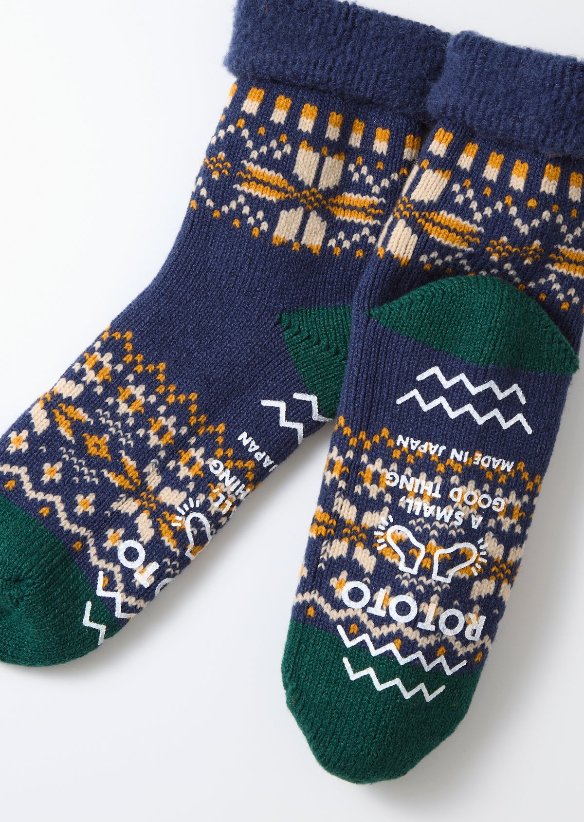 R1624 COMFY ROOM SOCKS "SNOW FLAKE" Socks RoToTo