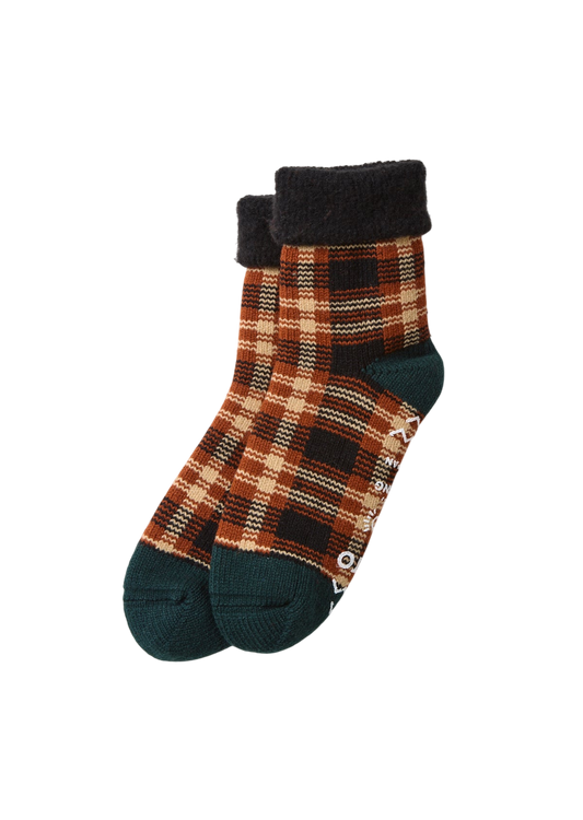 Comfy Room Socks Socks & Hosiery RoToTo BLACK/BROWN L