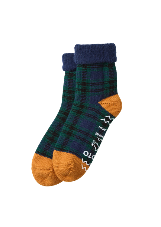 Comfy Room Socks Socks & Hosiery RoToTo NAVY/GREEN L