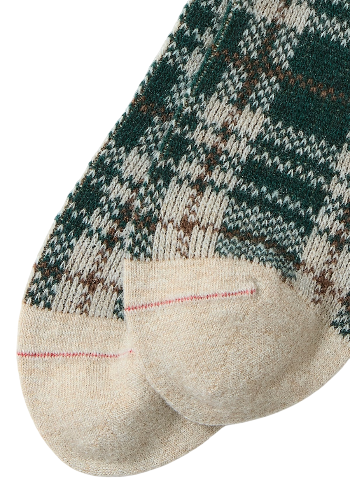 Check Pattern Merino Socks Socks & Hosiery RoToTo