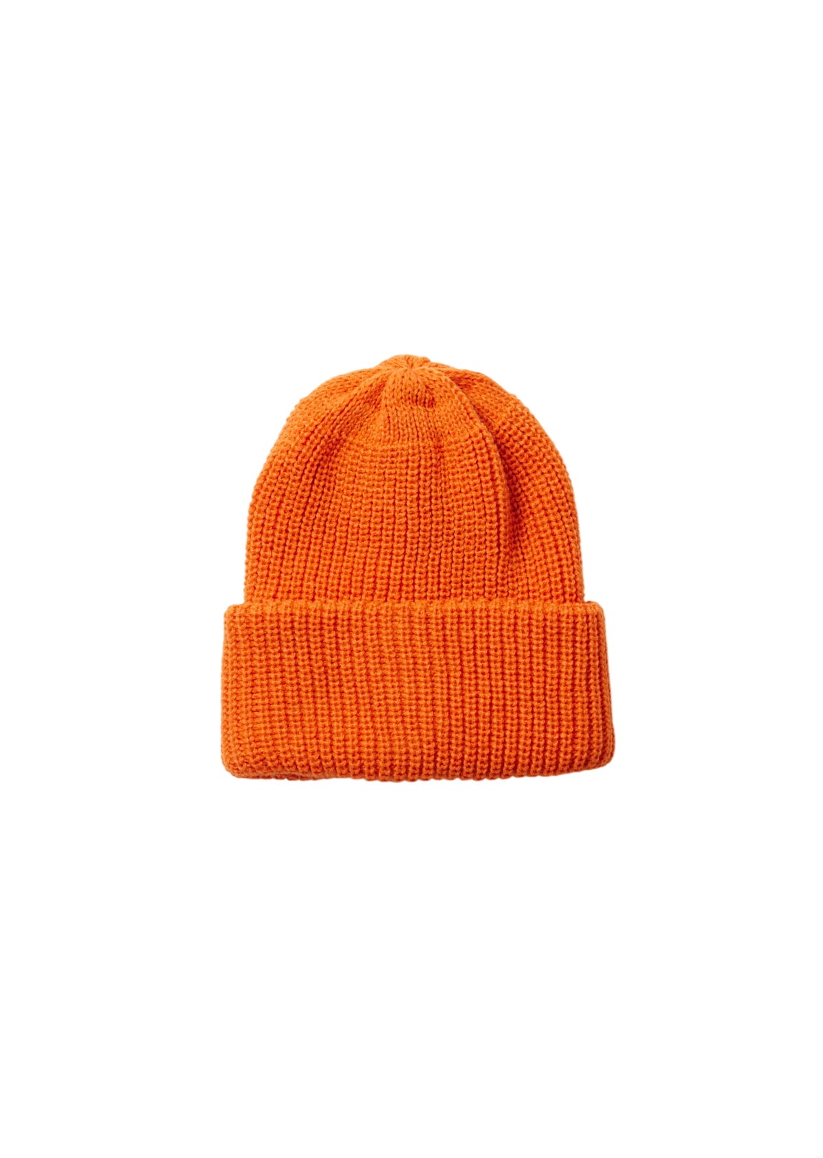 Cozy Chunky Beanie Hats RoToTo ORANGE ONE