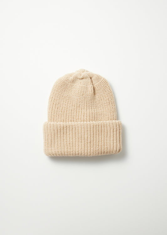 R5075 COZY CHUNKY BEANIE Hats RoToTo RAW BEIGE ONE