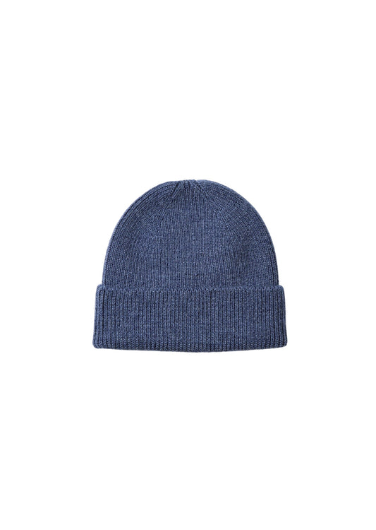 Washable Merino Seamless Beanie Hats RoToTo INDIGO ONE