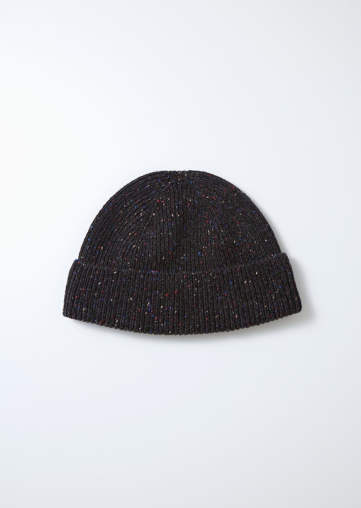R5142 NEP WOOL SEAMLESS BEANIE Hats RoToTo CHARCOAL ONE