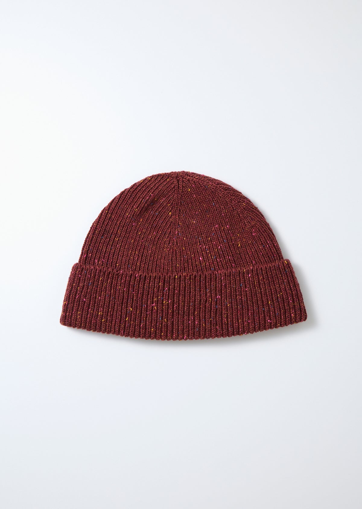R5142 NEP WOOL SEAMLESS BEANIE Hats RoToTo D.RED ONE