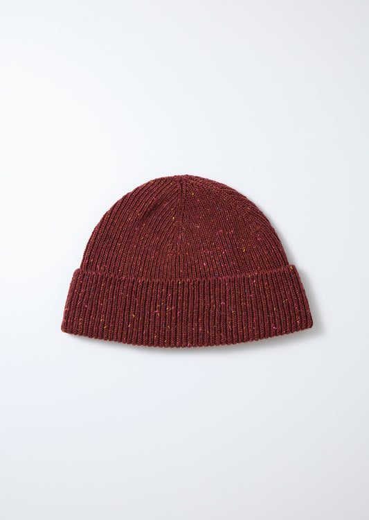 R5142 NEP WOOL SEAMLESS BEANIE Hats RoToTo D.RED ONE