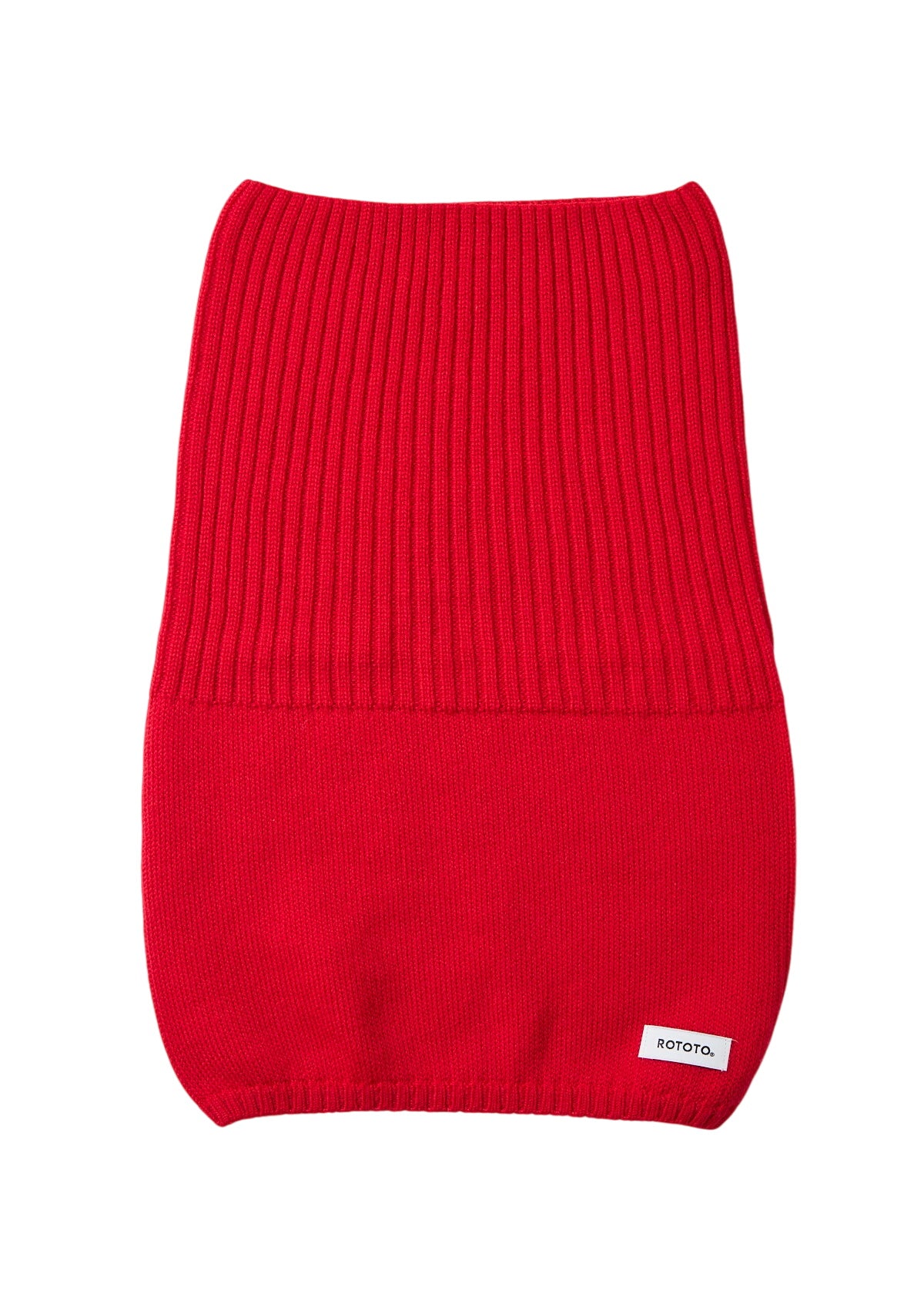 Extra Fine Merino Seamless Snood Accessories RoToTo RED ONE