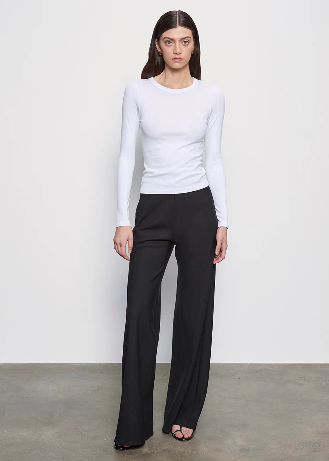 Twill Bias Pant Bottoms Enza Costa