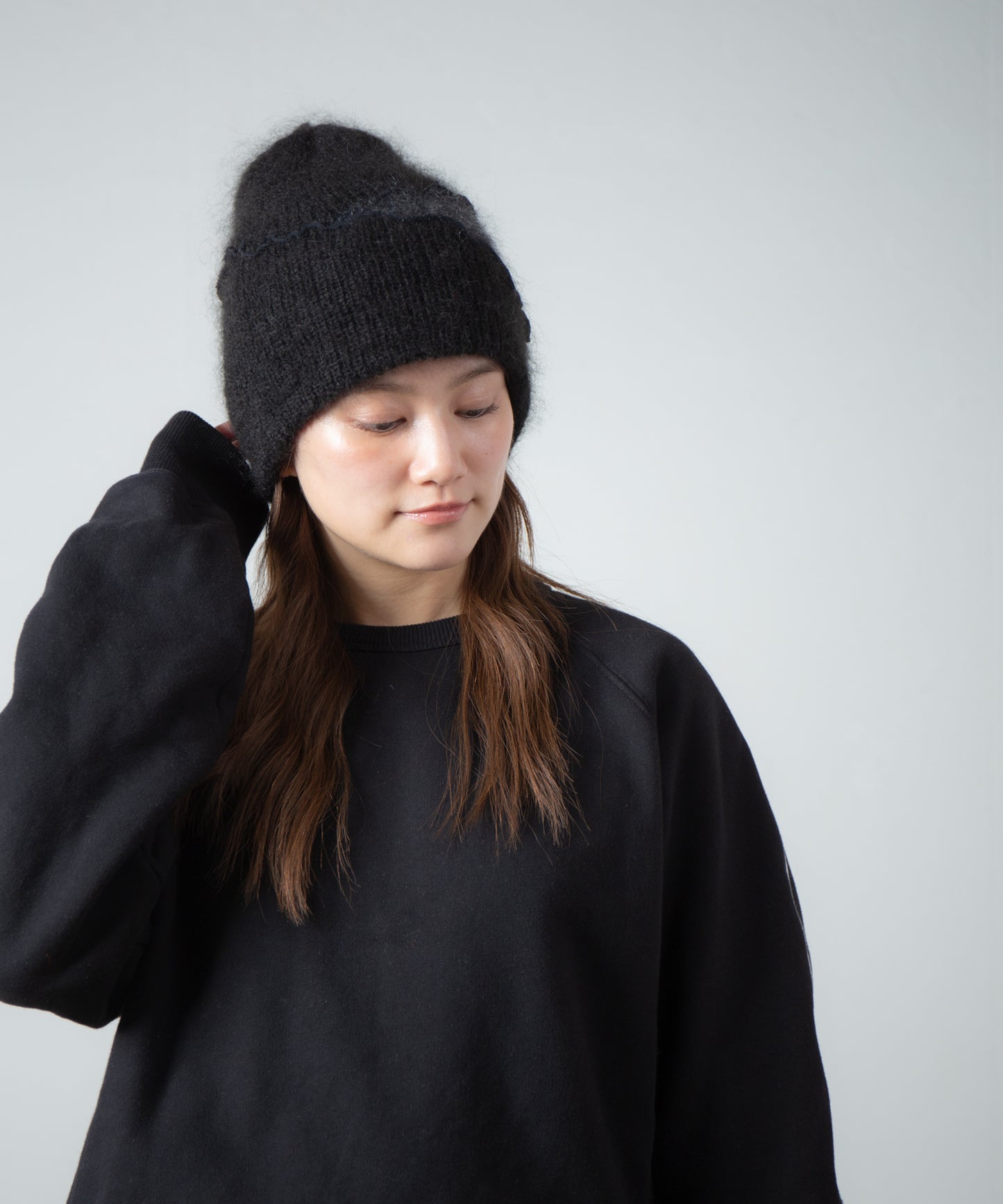 Mohair Knit Cap Hats RACAL