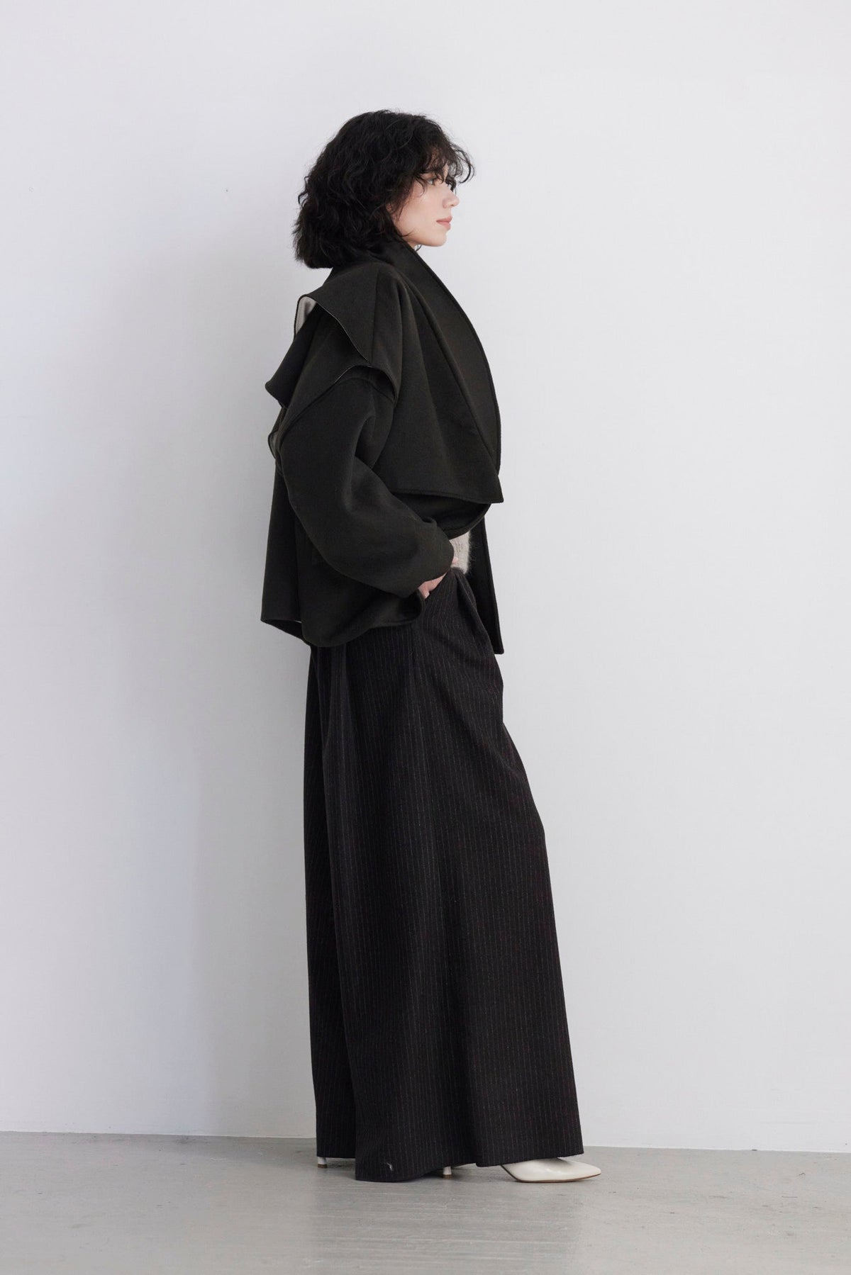 SAMPLE FW26 - Ryder Coat - Moss Samples CHRISTINE ALCALAY - 4