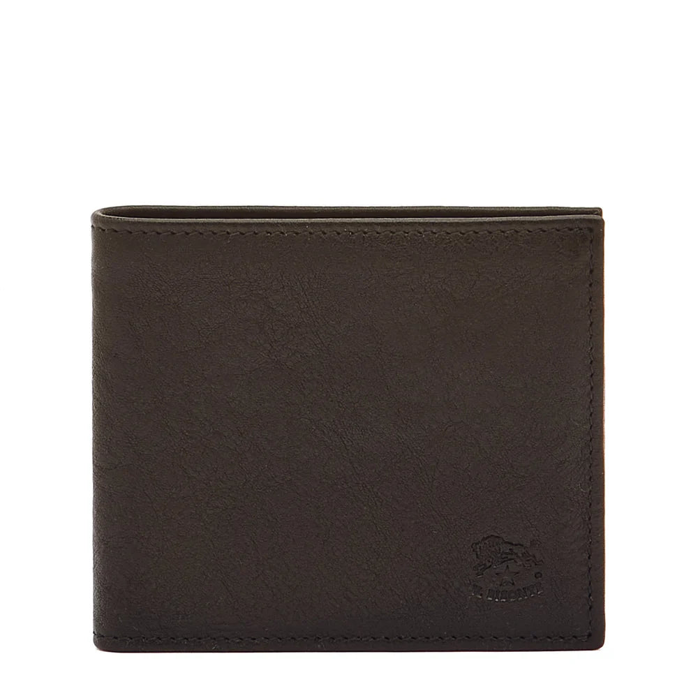 Classic Bi Fold Wallet Accessories Il Bisonte NERO_G_X O/S