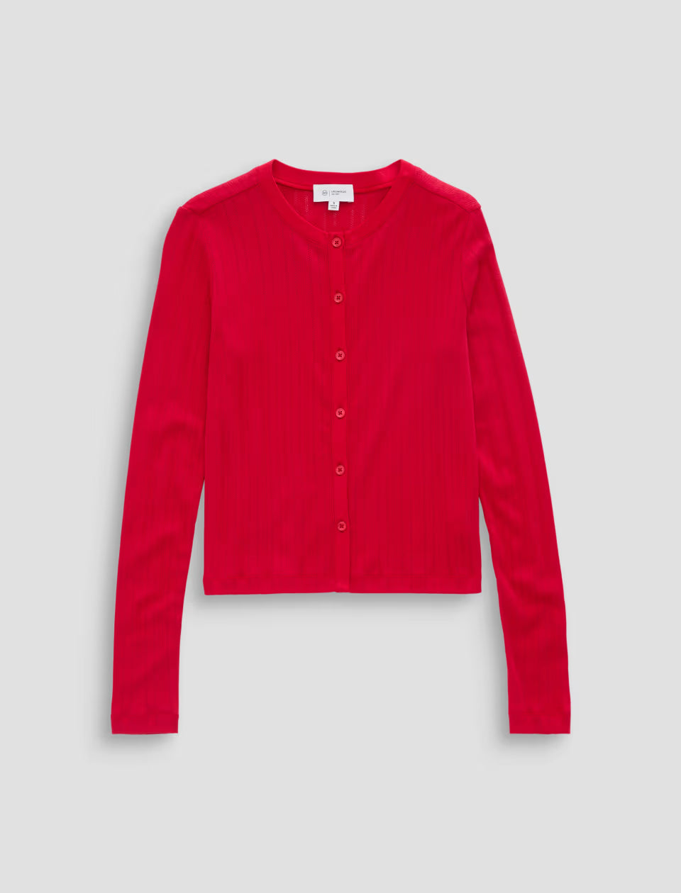 Edden Fitted Cardigan Sweaters AG Recording Red S