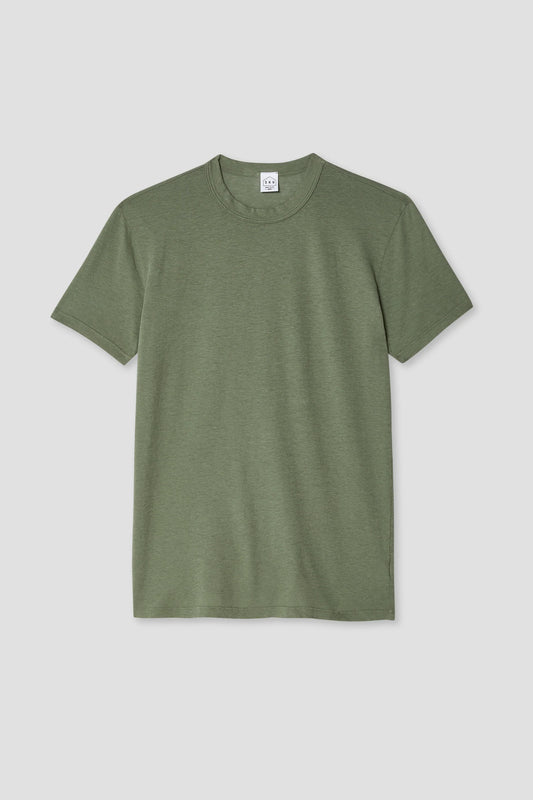 S/S Lounge Tee (Organic Cotton Hemp) T Shirts Save Khaki United Rye Grass S
