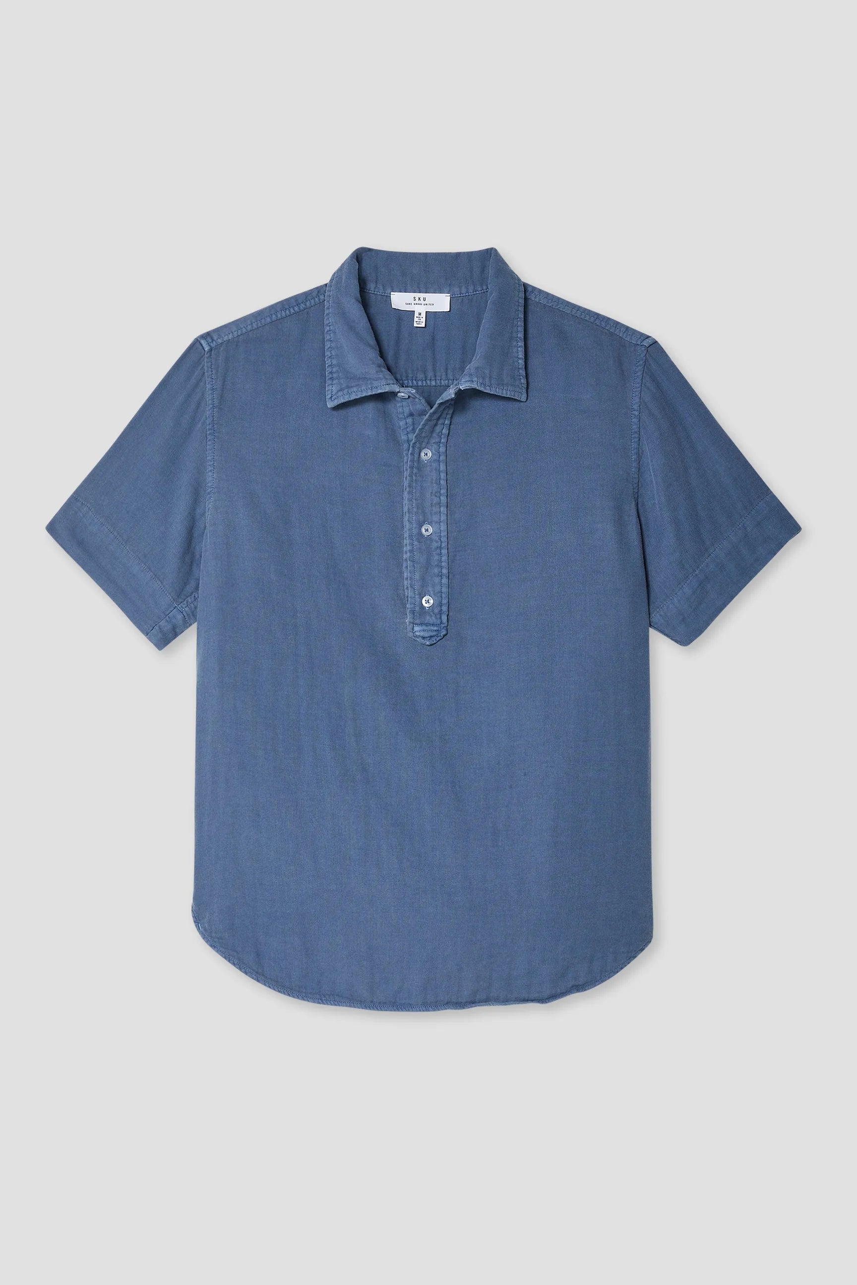 S/S Triple Gauze Popover Shirts Save Khaki United Union Blue S
