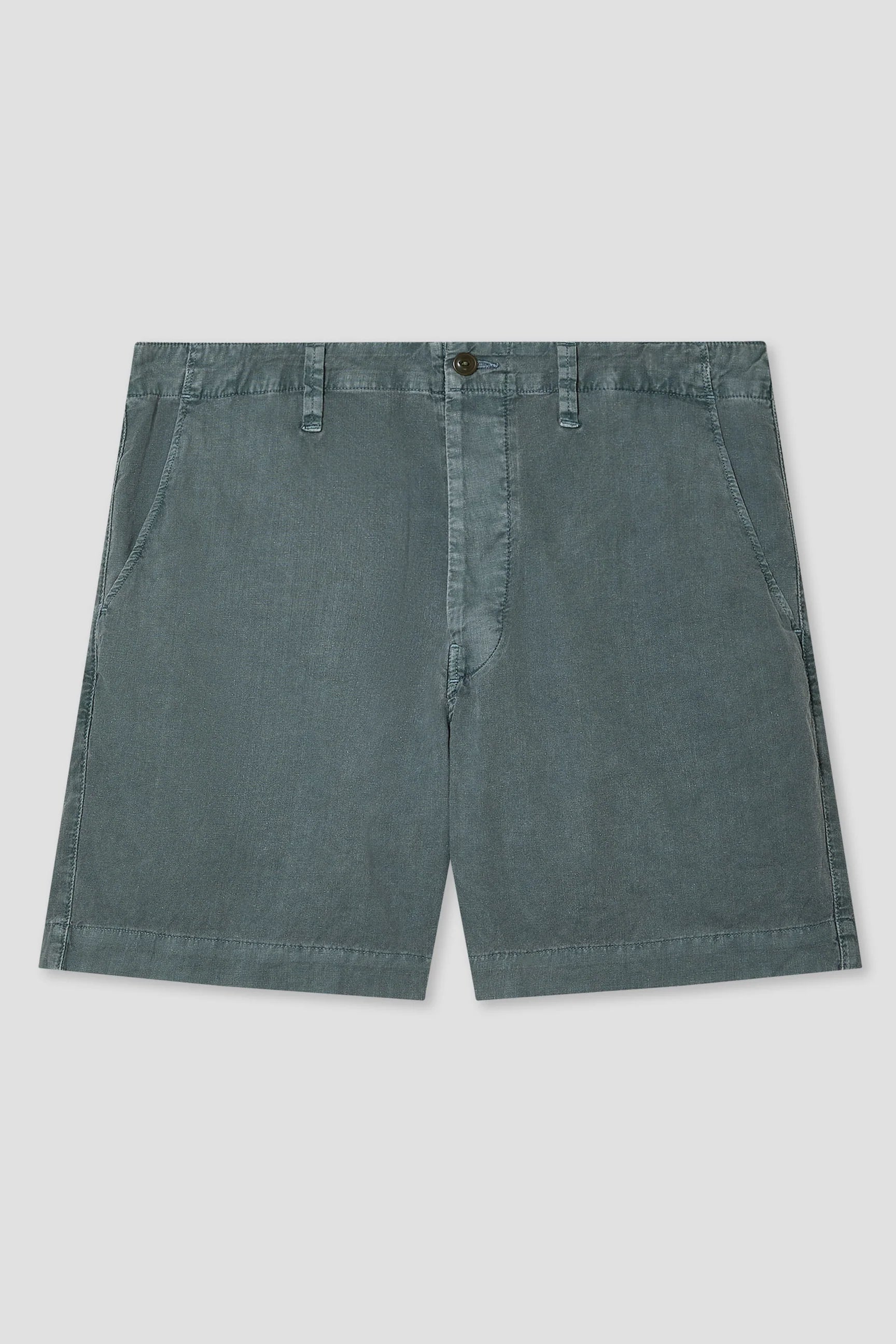 Cotton Hemp Relaxed Short Pants Save Khaki United Petrol 30