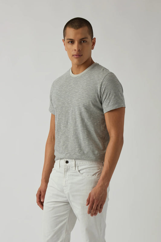 S/S Jersey Stripe Tee T Shirts Save Khaki United