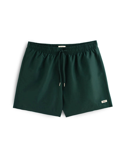 Solid Pine Swim Trunks