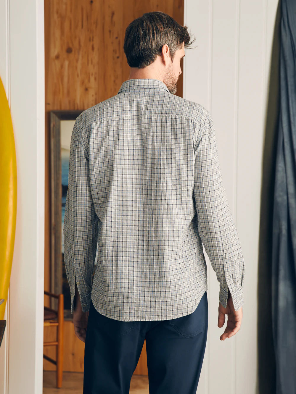 Sunwashed Chambray Shirt Tops Faherty Men   