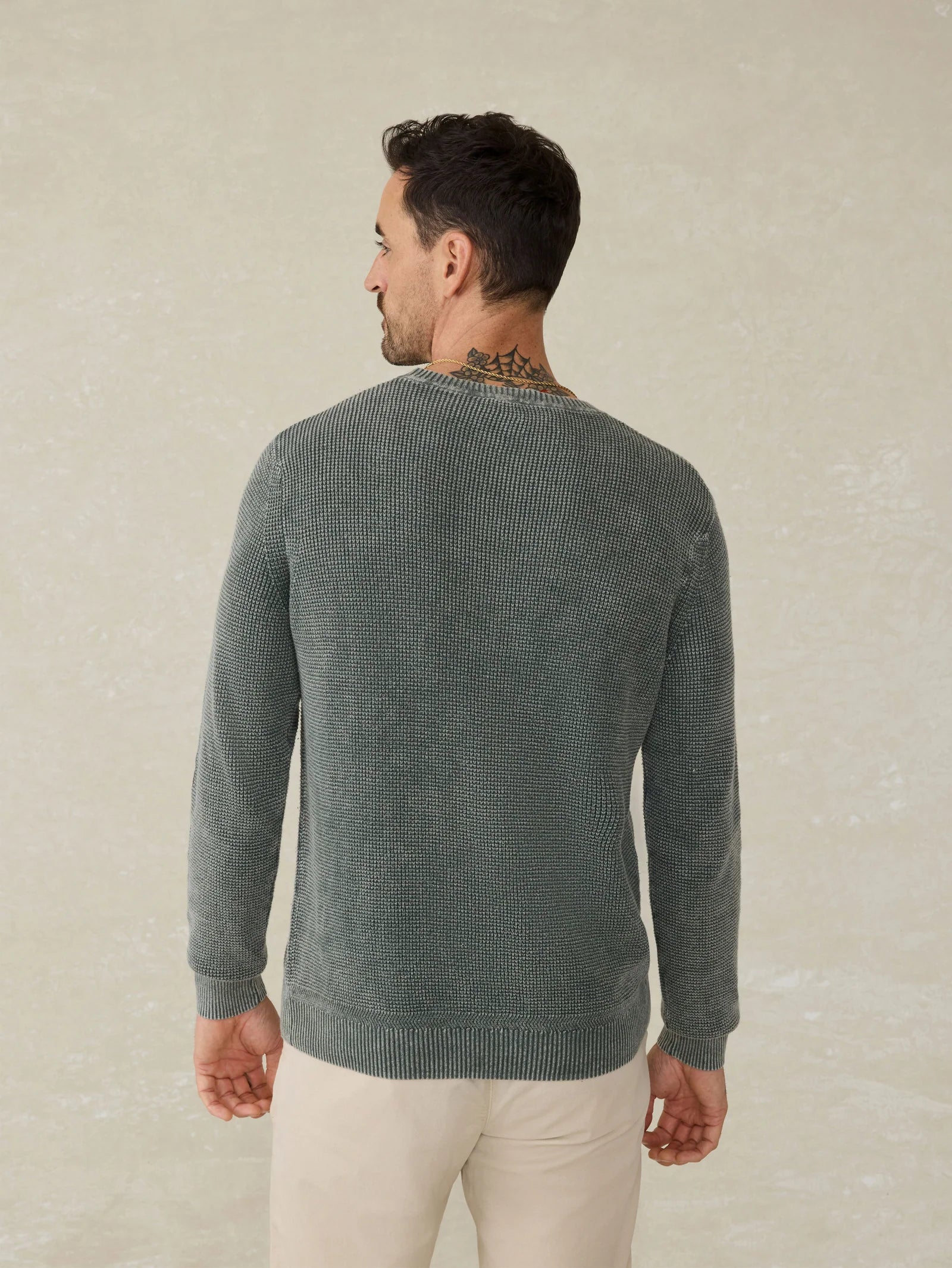 Sunwashed Crewneck Sweater Sweaters Faherty