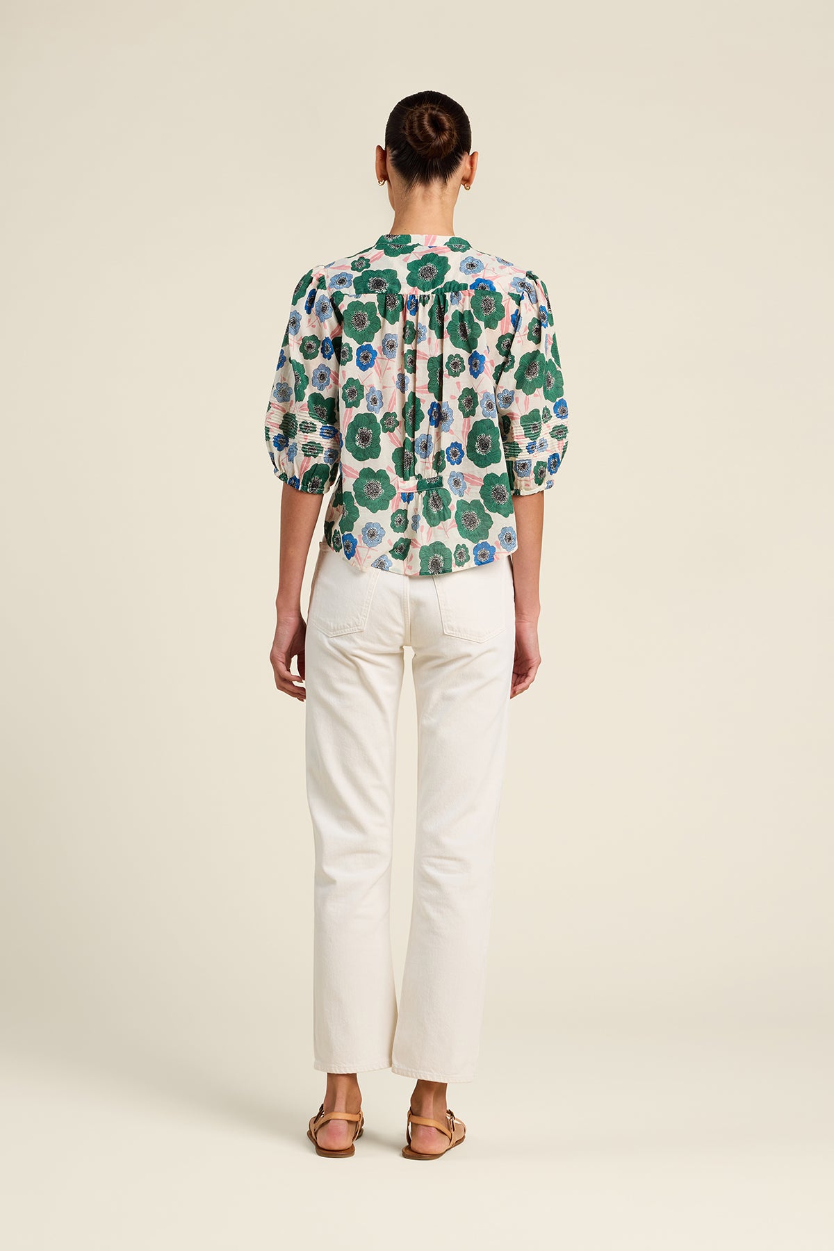 Loren Blouse - Greenhouse Bloom Tops Trovata