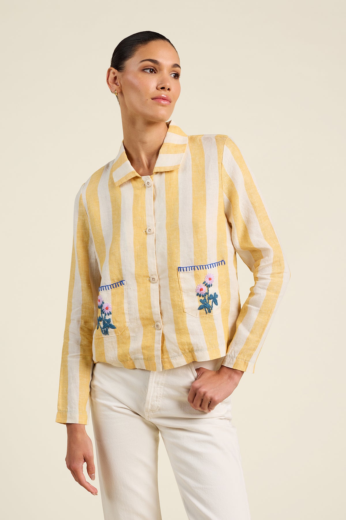 Leni Jacket - Faro Stripe Trovata