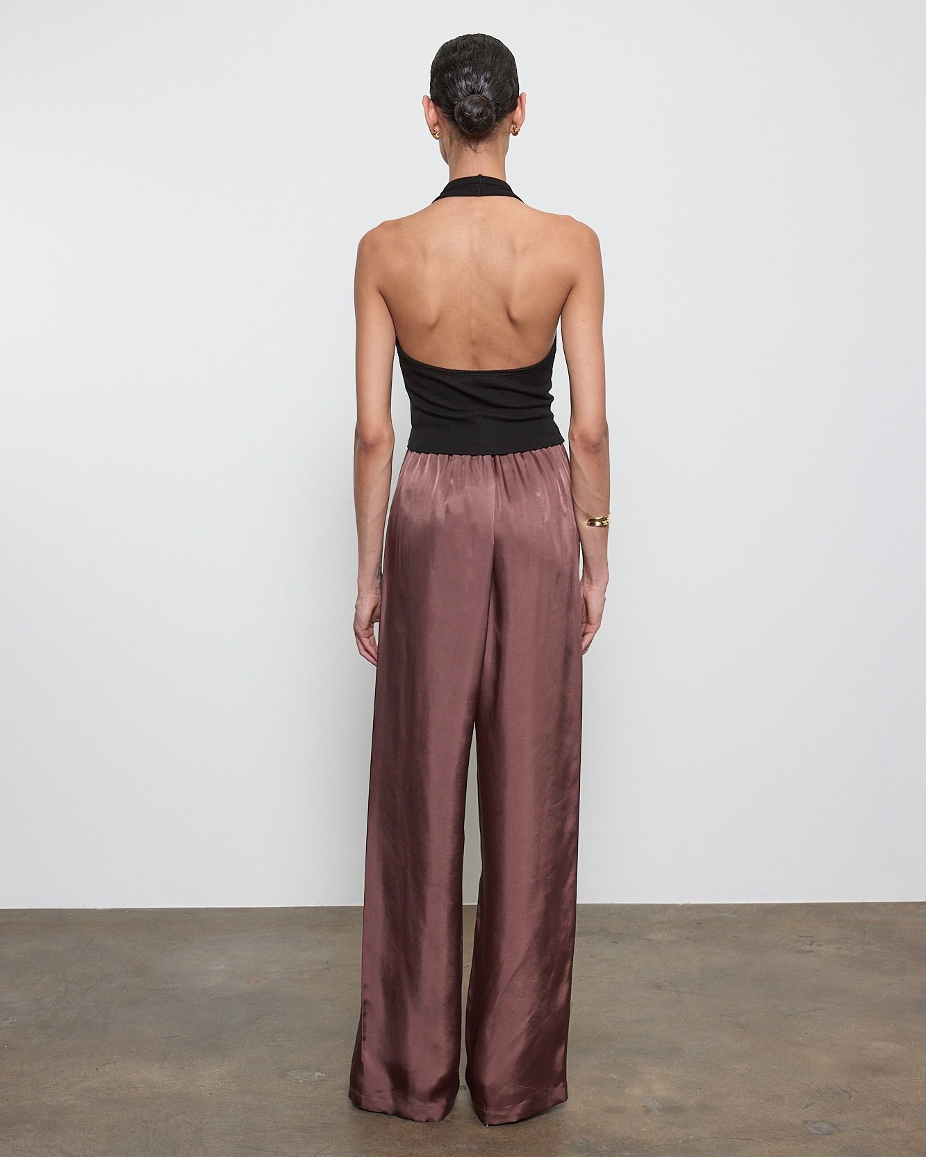 Silk Rib U Halter Shirts Enza Costa
