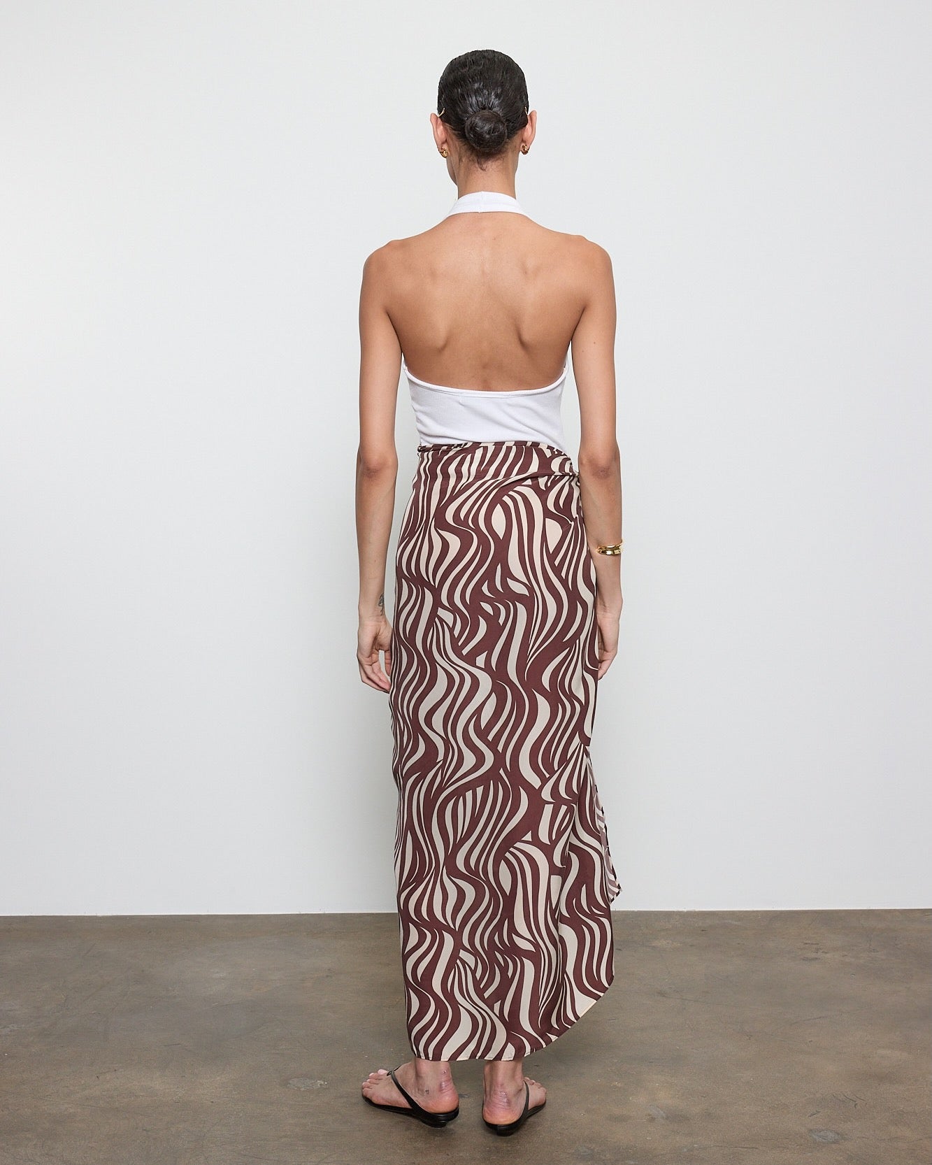 Silk Rib U Halter Shirts Enza Costa