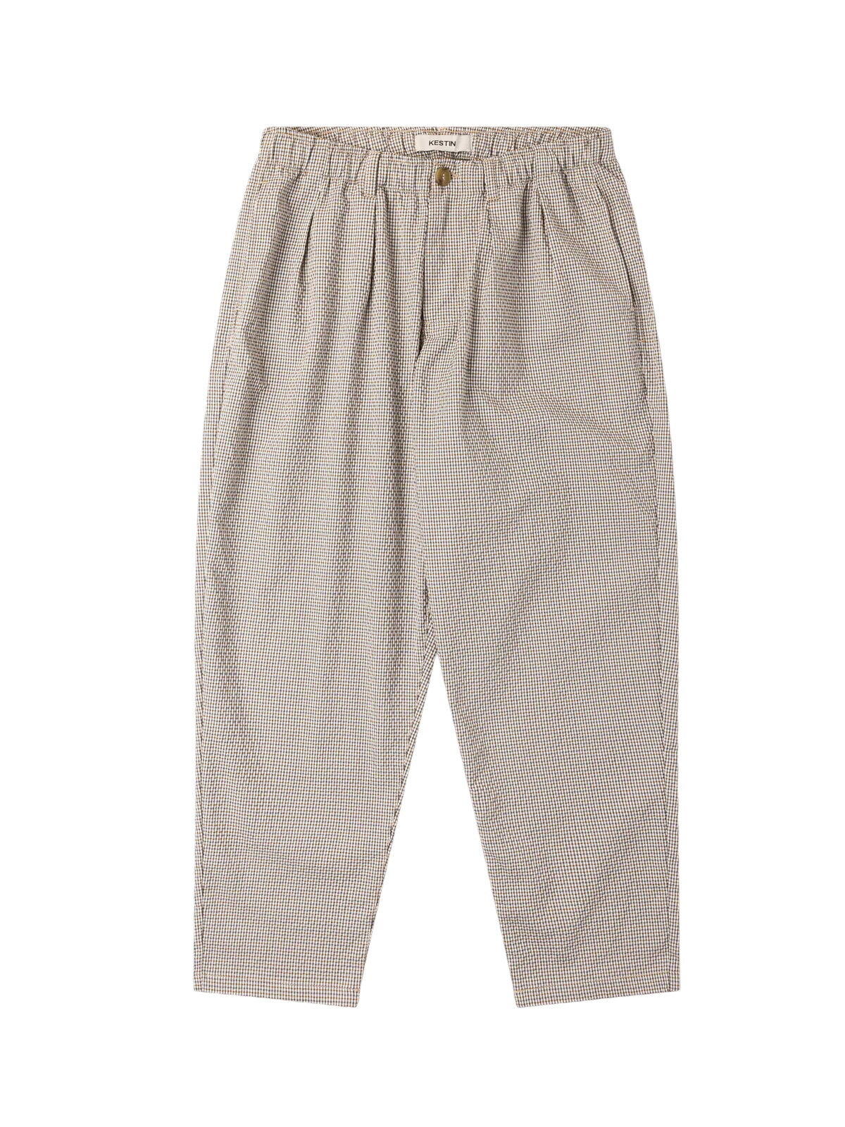 Clyde Pant - Gingham Seersucker Pants Kestin