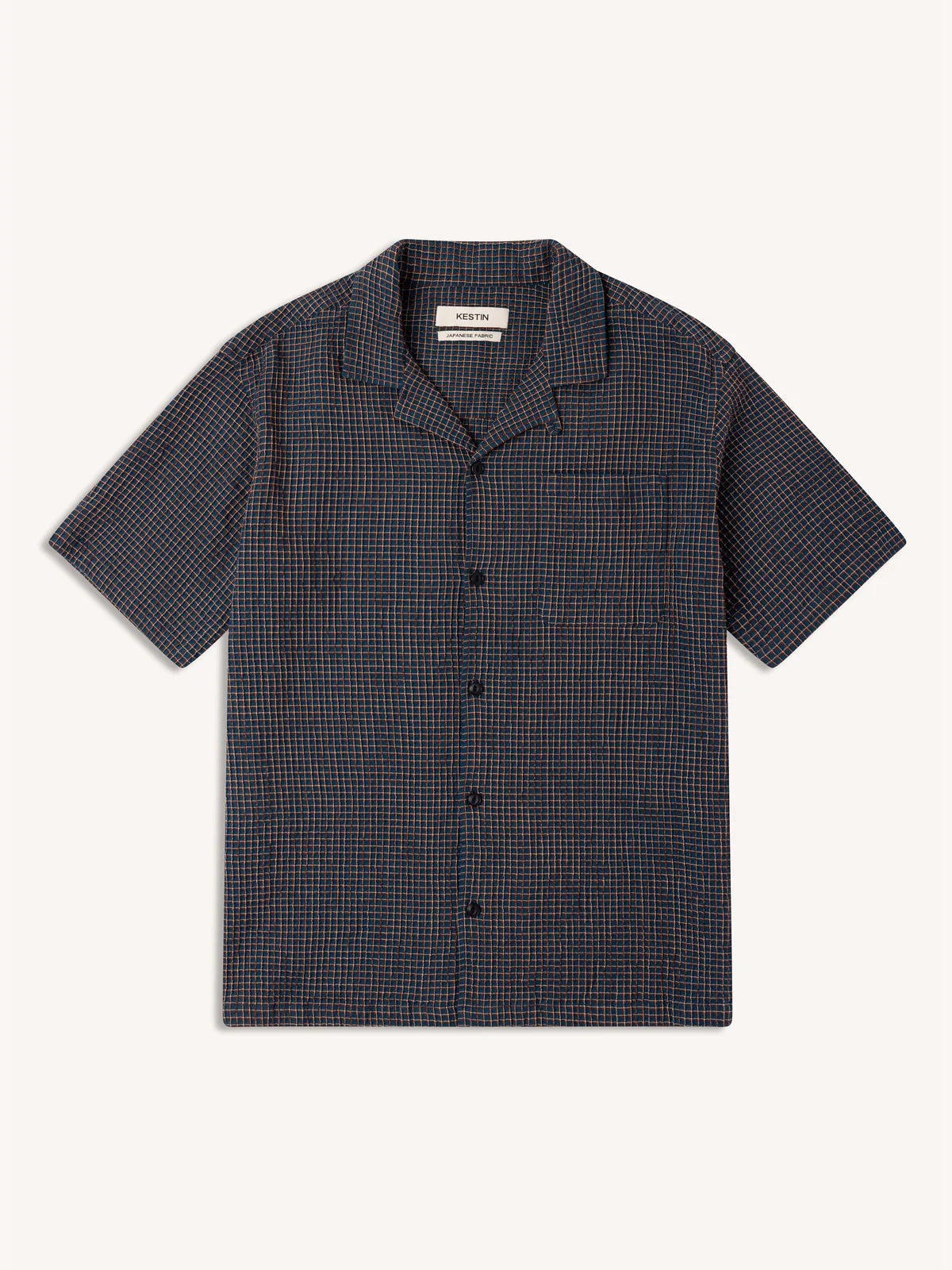 Crammond Shirt - Japanese Seersucker Tops Kestin