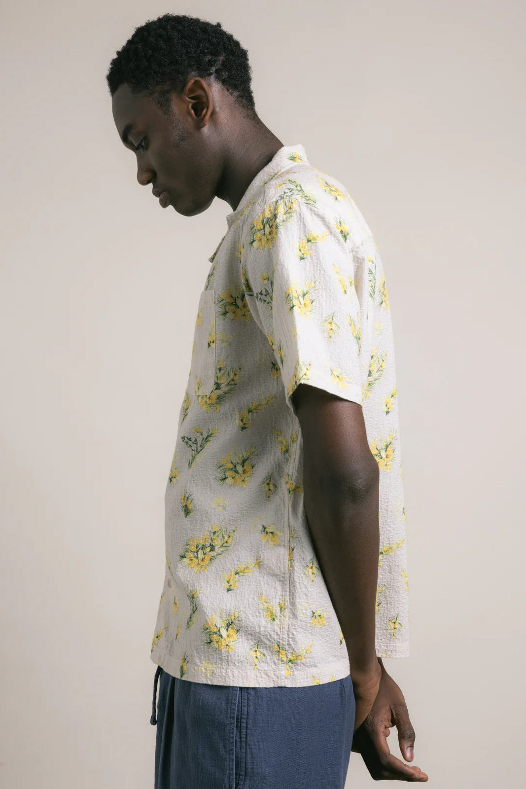 Crammond Shirt - Gorse Print Tops Kestin