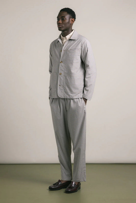 Clyde Pant - Gingham Seersucker Bottoms Kestin