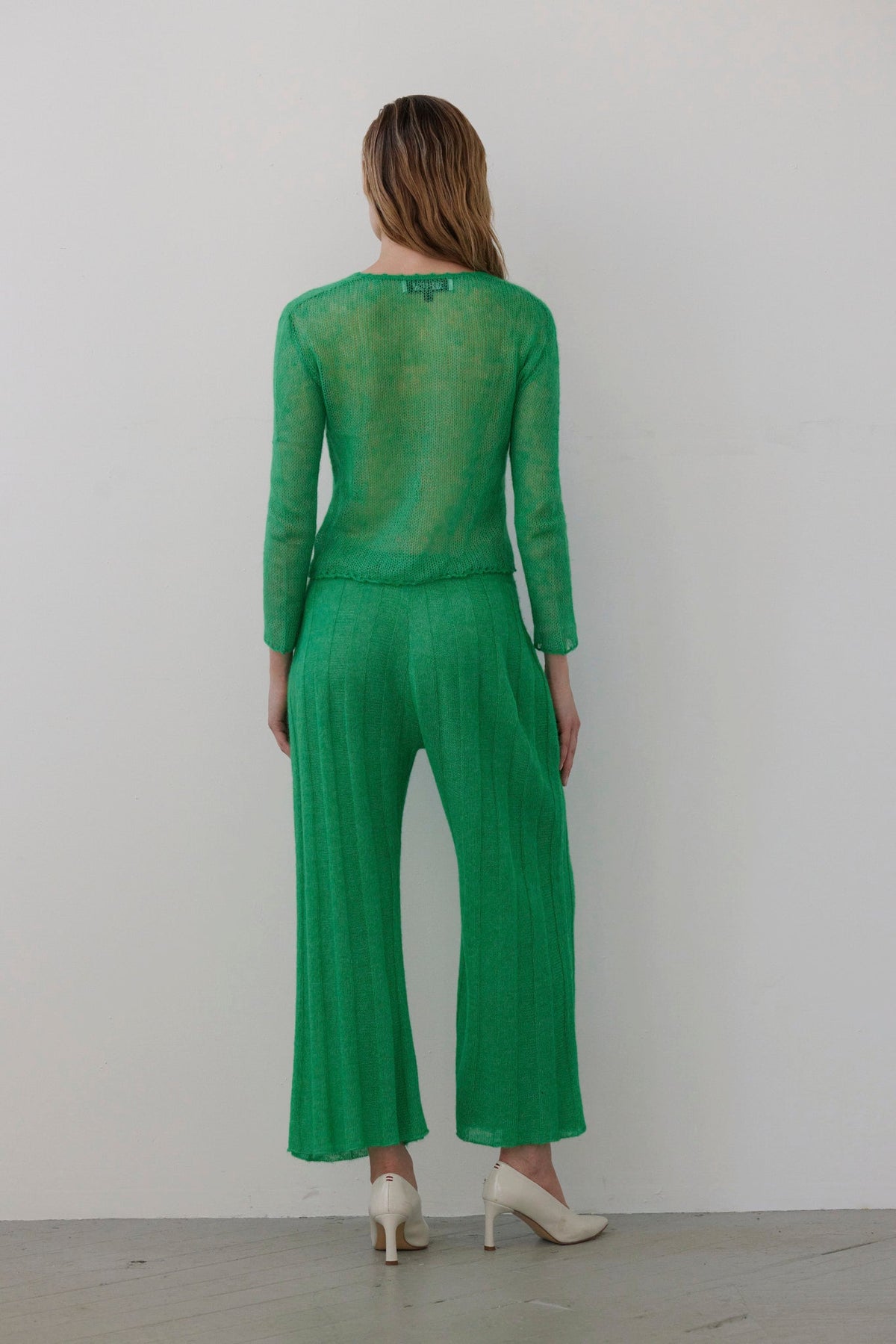 Sandra Ribbed Alpaca Knit Pant Pants CHRISTINE ALCALAY - 4