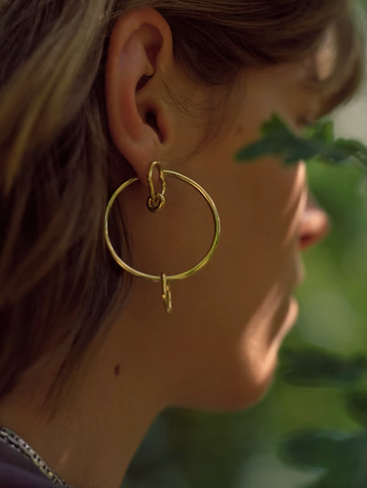 Senorita 35 Hoop Gold Earrings Maria Black   