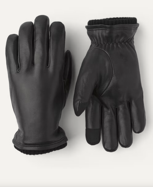 John Leather Glove GLOVE Hestra Black 8 