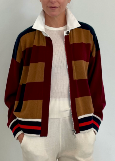 RUGBY BOMBER JACKET NAKED CASHMERE