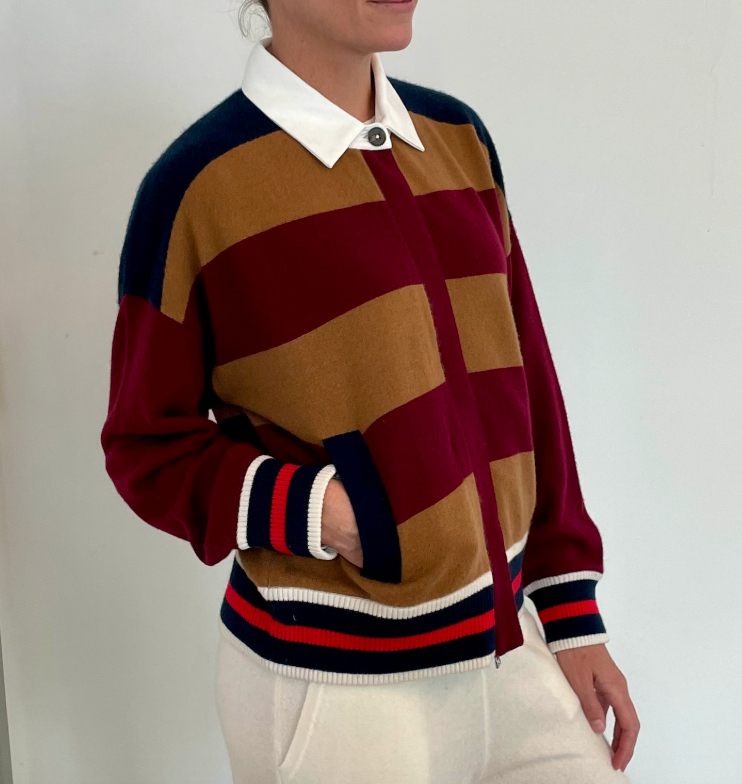 RUGBY BOMBER JACKET NAKED CASHMERE