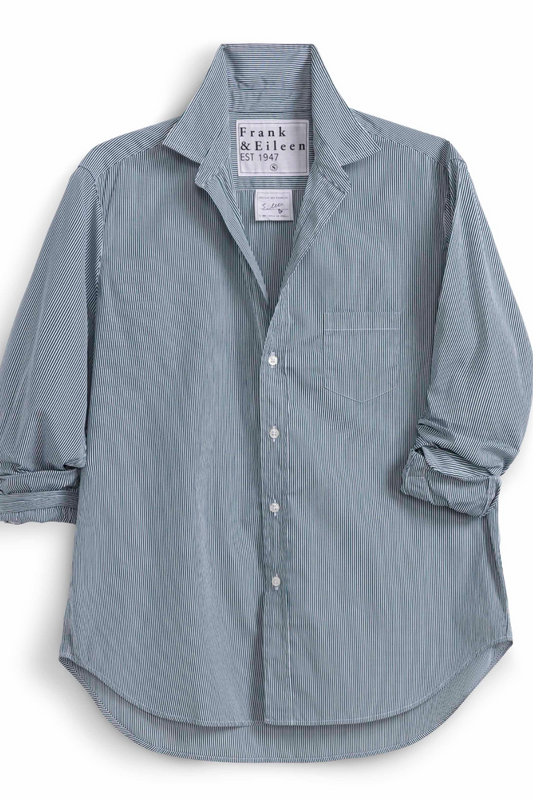 Eileen, Relaxed Button-Up Shirt - Italian Cotton Frank & Eileen