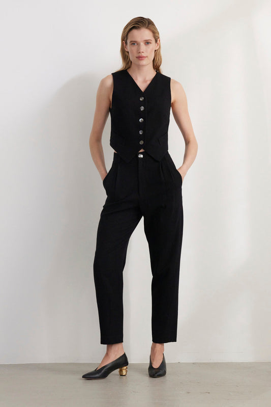 Sophia Tapered Pant in Wool Pants CHRISTINE ALCALAY