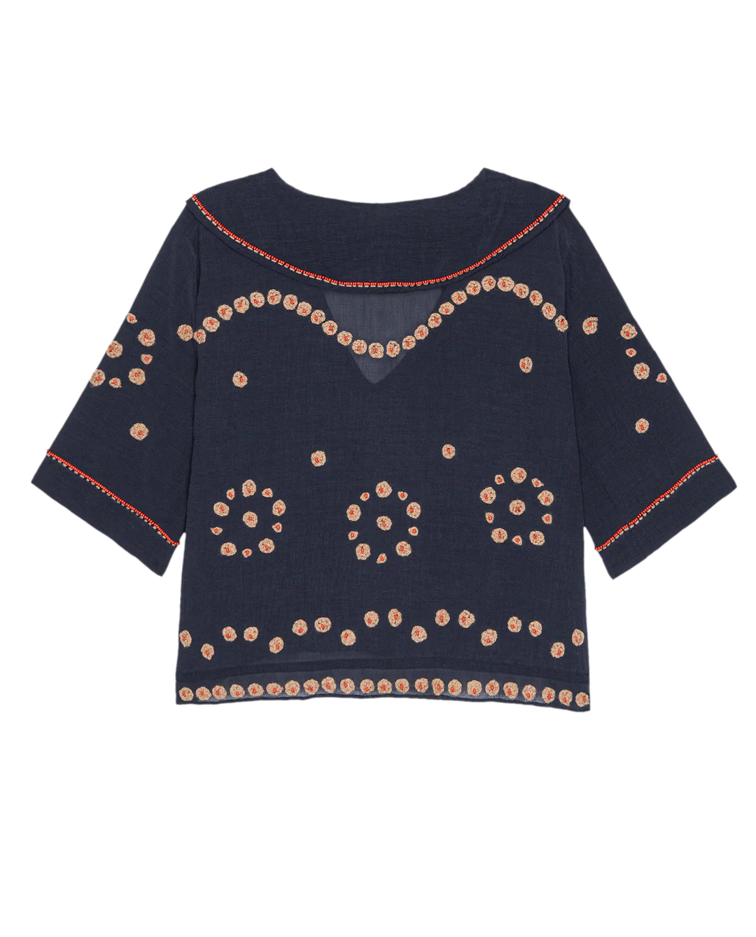 The Beaded Vintage Sailor Top Tops The Great.